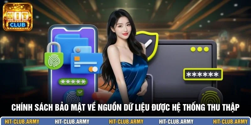 Chính sách bảo mật về nguồn dữ liệu được hệ thống thu thập